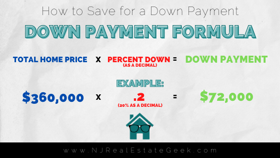 How to Save for a Down Payment - NJ Real Estate Geek